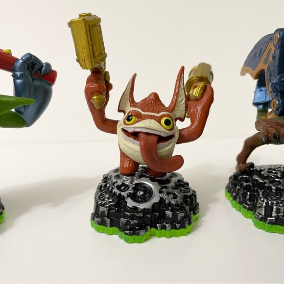 Lot of 4 Skylanders Trigger Happy Drill Sergeant Drobot Sprocket - Picture 4 of 16